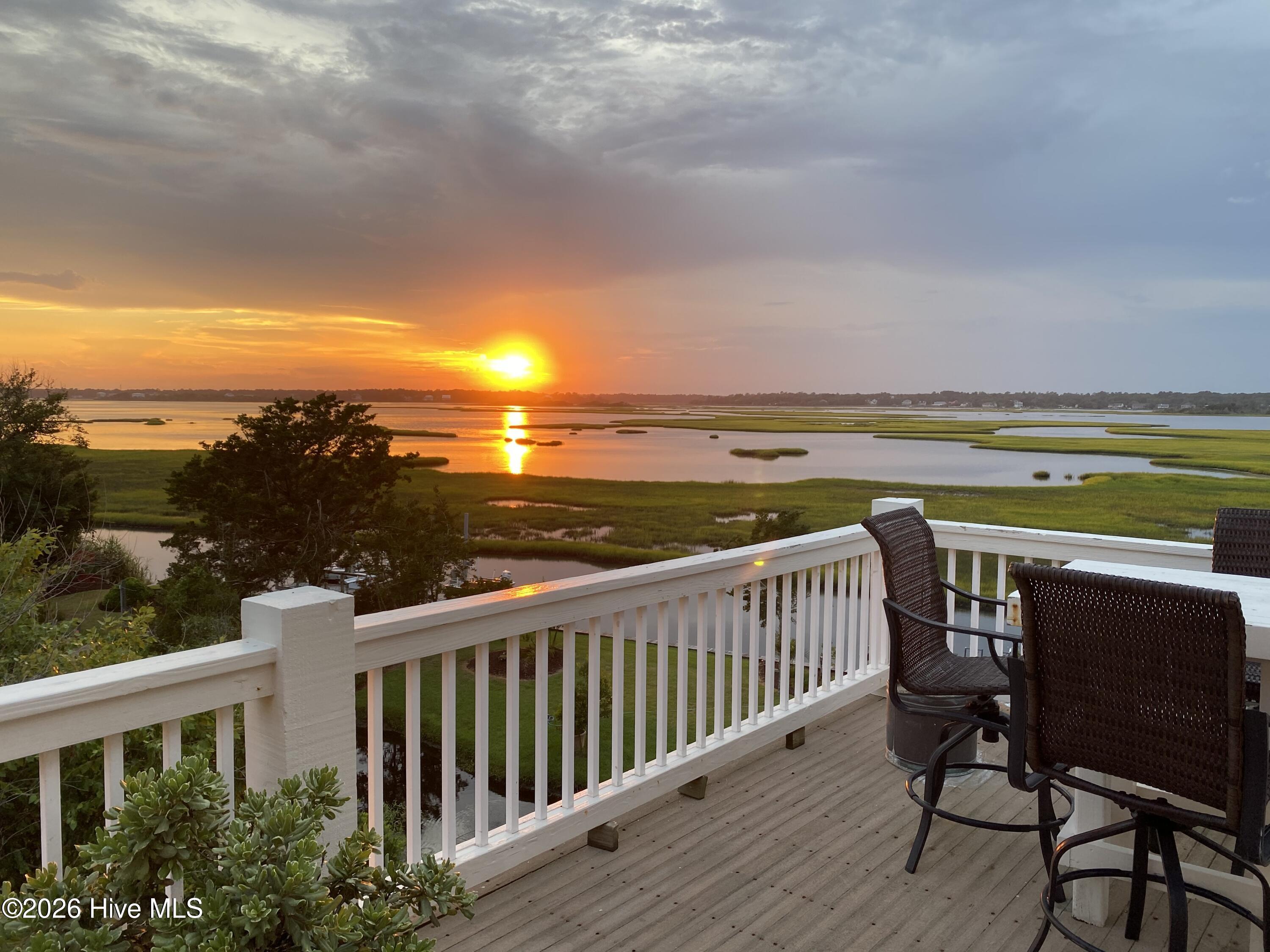 10 W Ridge Surf City, NC 28445 - Photo 30 of 86 sunset view from balcony
