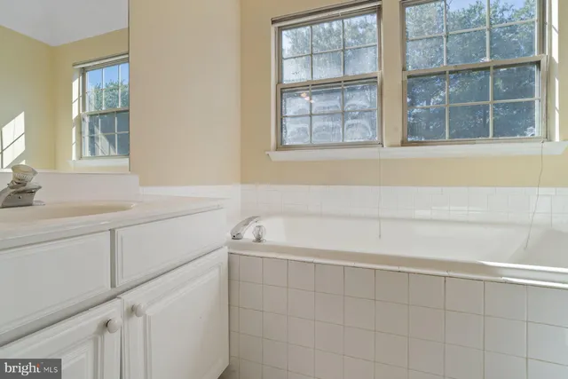 a bathroom with a sink and a bathtub