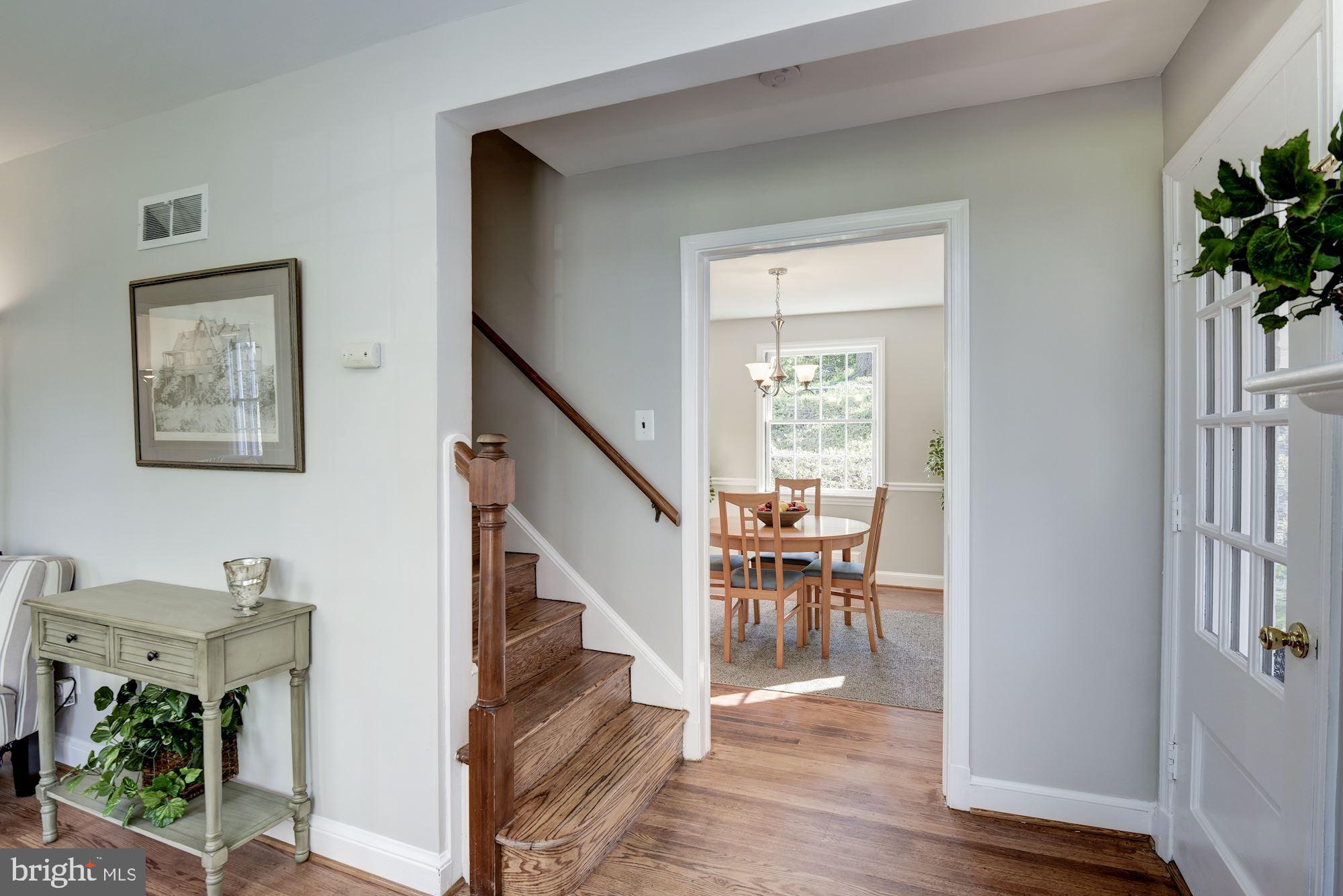 5909 Gloster Road Bethesda, MD 20816 - Photo 15 of 39 View from Living Room to Dining Room
