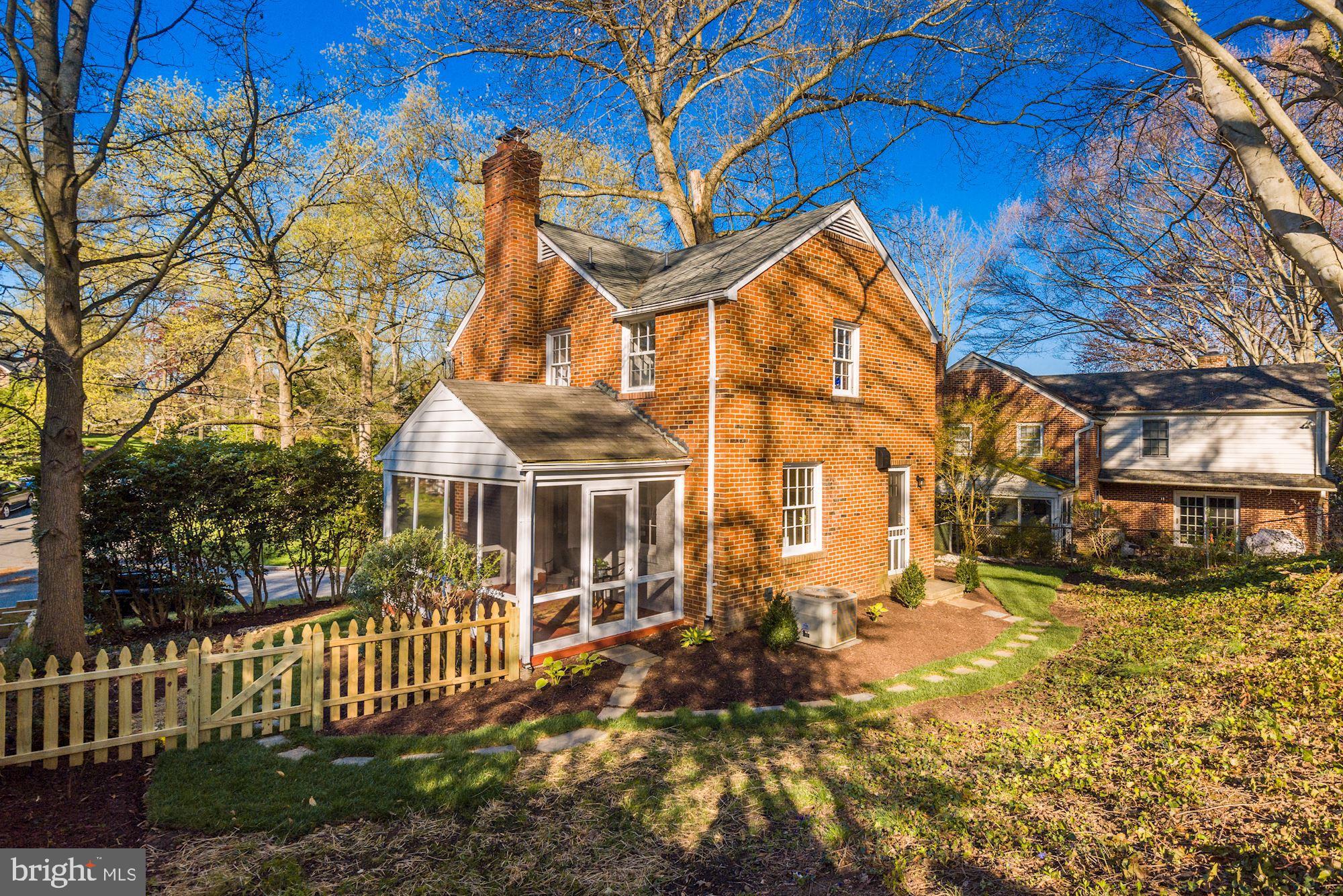 5909 Gloster Road Bethesda, MD 20816 - Photo 33 of 39 View from the side rear