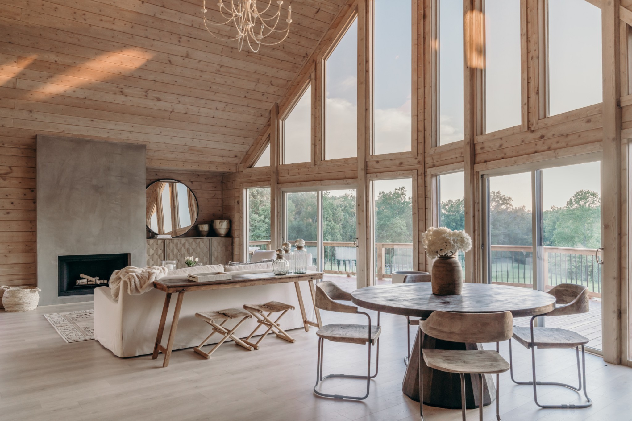 7720 Smith Road Primm Springs, TN 38476 - Photo 13 of 37 a living room with fireplace furniture and a large window