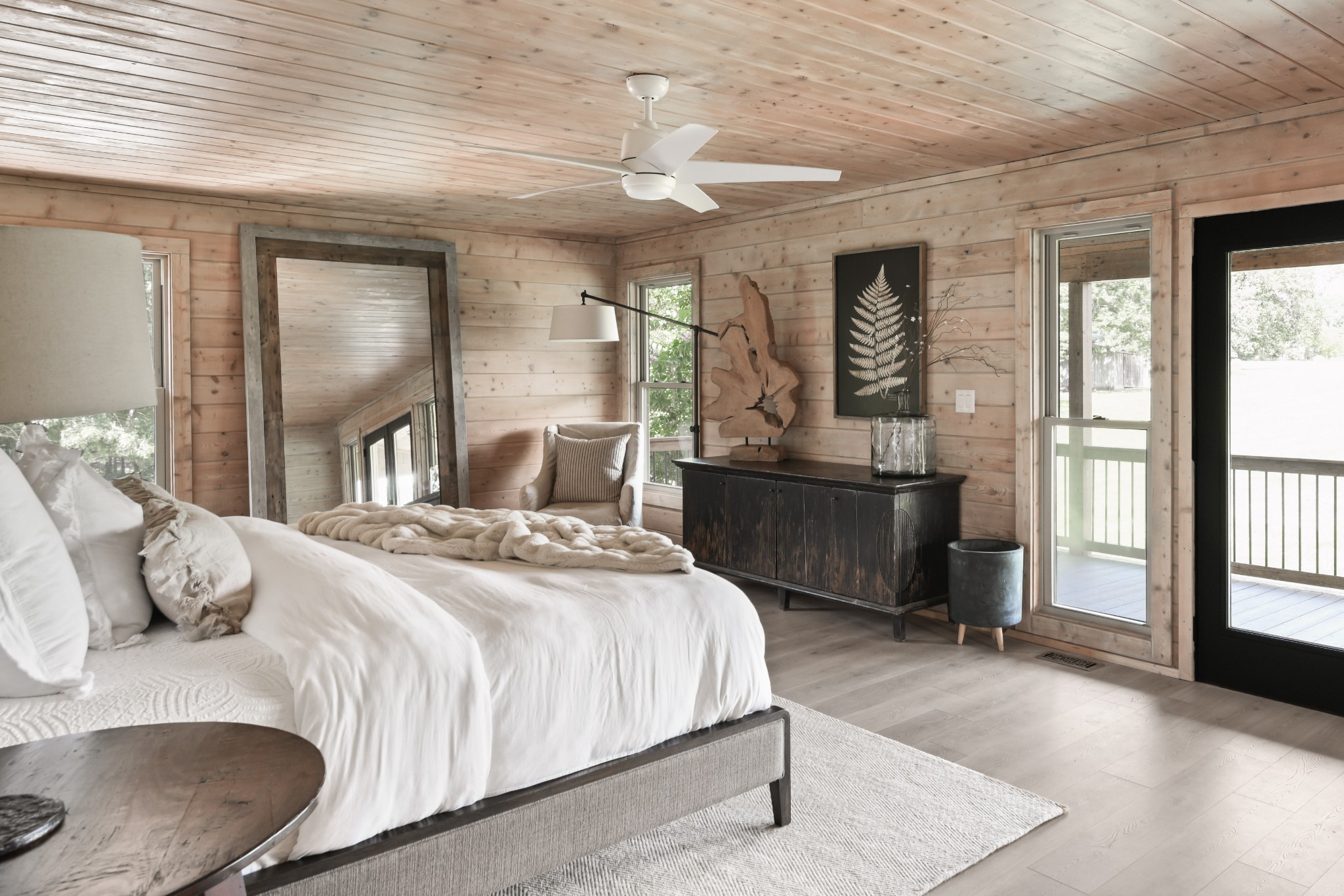 7720 Smith Road Primm Springs, TN 38476 - Photo 16 of 37 a bedroom with a bed and wooden floor