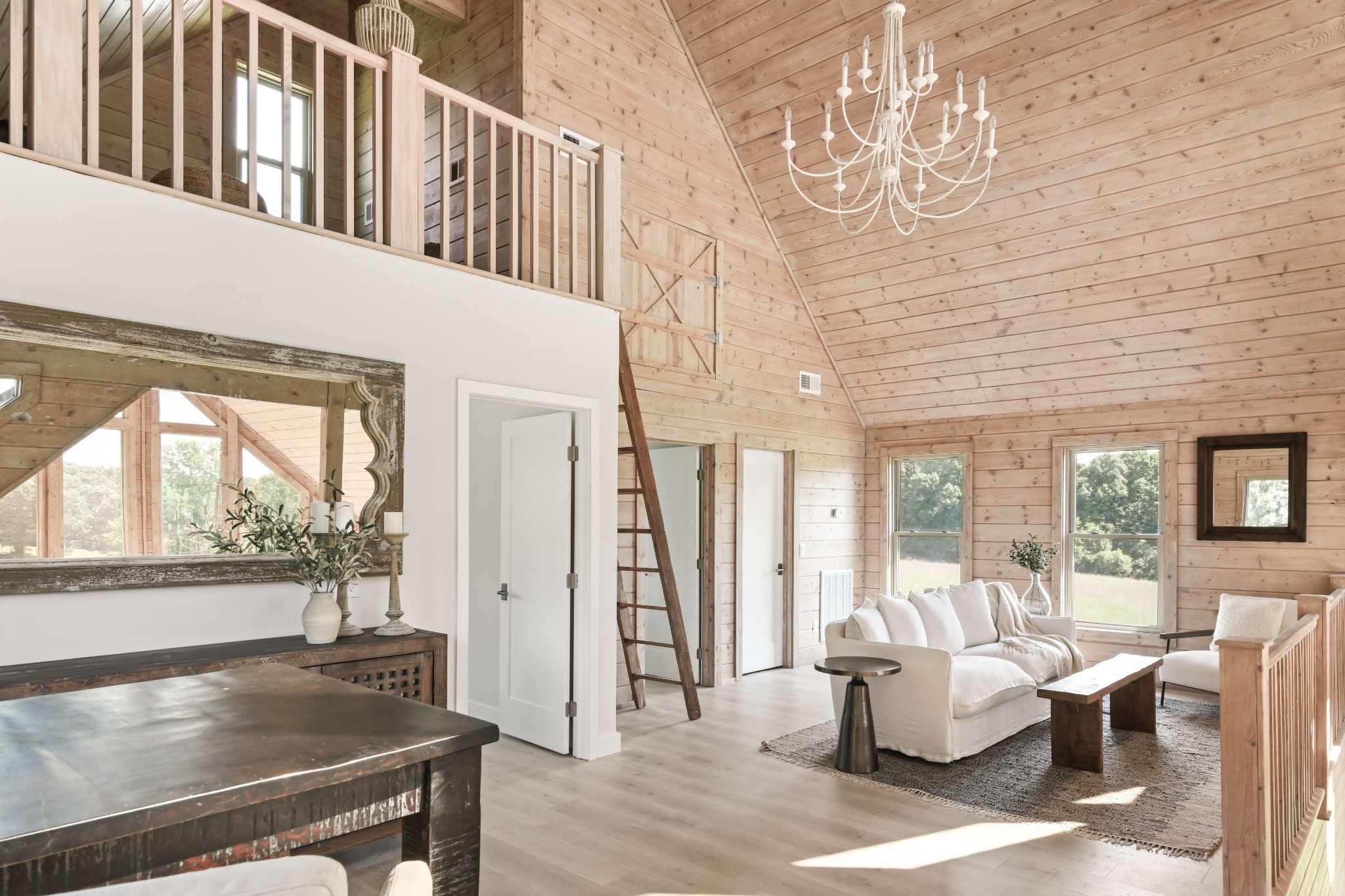 7720 Smith Road Primm Springs, TN 38476 - Photo 24 of 37 a living room with fireplace furniture and a large window