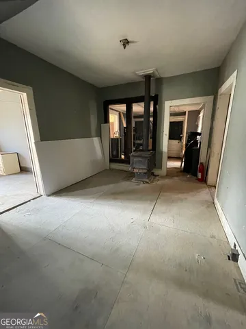 a view of a livingroom with a fireplace