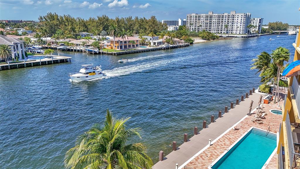 821 North Riverside Drive, Unit PH2 Pompano Beach, FL 33062 - Photo 78 of 95 a view of a lake with a ocean view