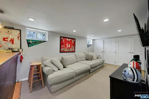 a room with gym equipment