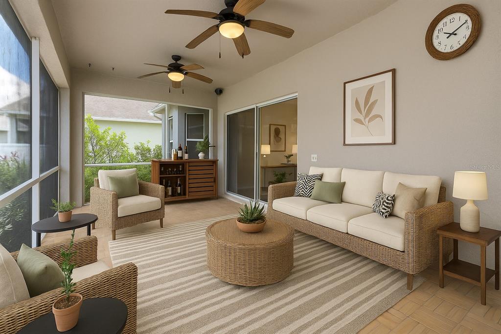 7018 Cascade Court Lakeland, FL 33813 - Photo 19 of 31 a living room with furniture and a large window