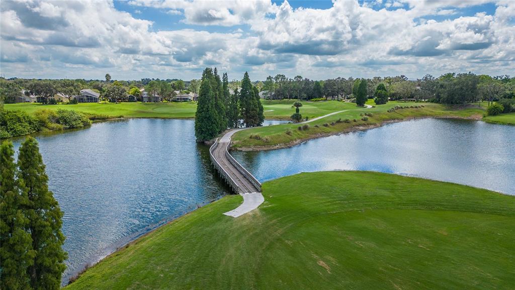 7018 Cascade Court Lakeland, FL 33813 - Photo 29 of 31 a view of a lake with a big yard
