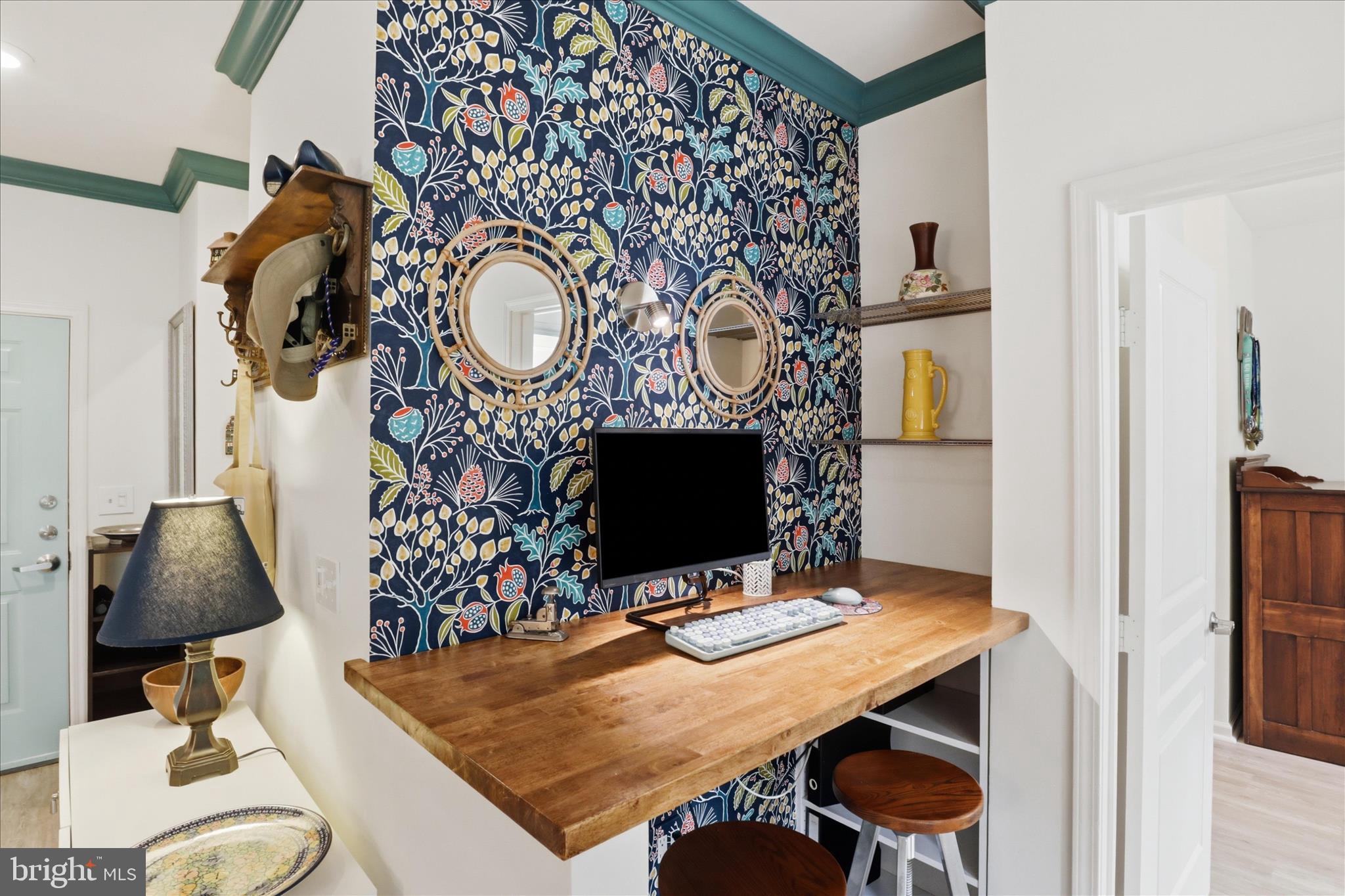12001 Market Street, Unit 177 Reston, VA 20190 - Photo 13 of 63 Built-in standing desk and/or kitchen buffet