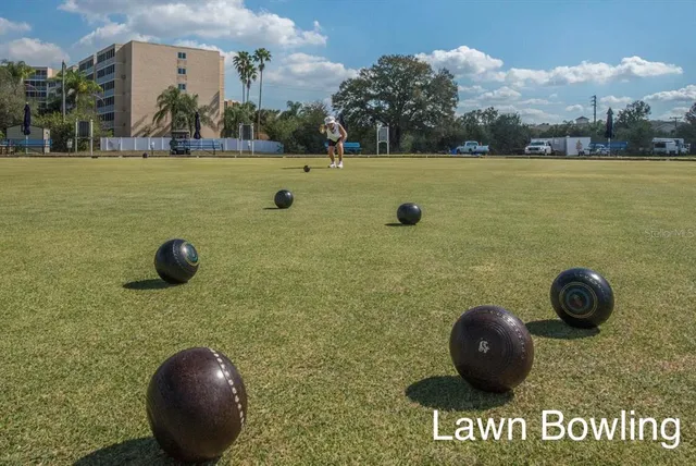 an aerial view of a house with outdoor space