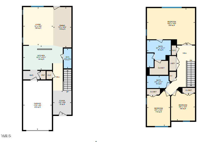 3636 Water Mist Lane Raleigh, NC 27604 - Photo 28 of 28 a picture of a floor plan