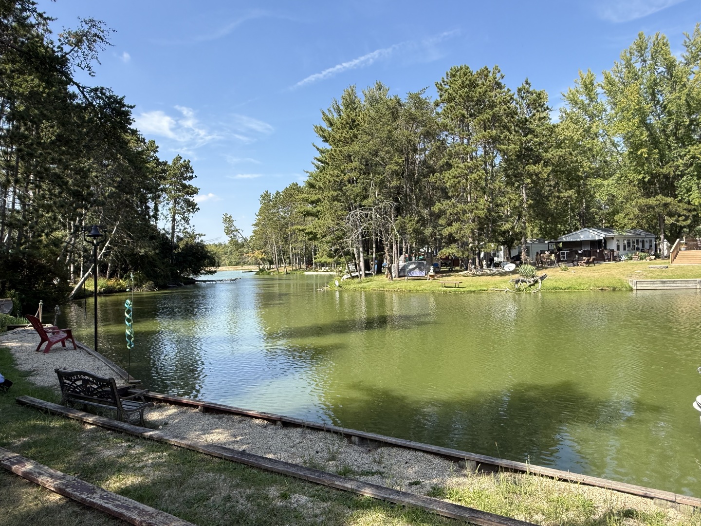a view of a lake view