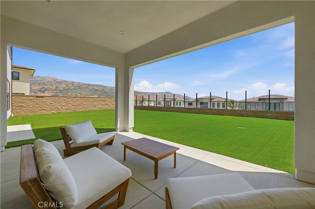 20164 Galway Lane Porter Ranch, CA 91326 - Photo 43 of 48 Expansive outdoor setting with seating areas and mountain views
