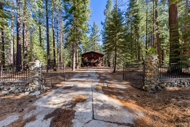 a view of a building with wooden floor