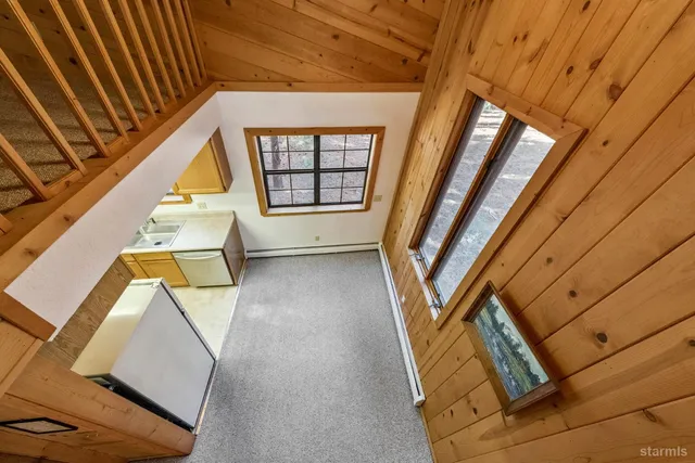 a view of an entryway with staircase