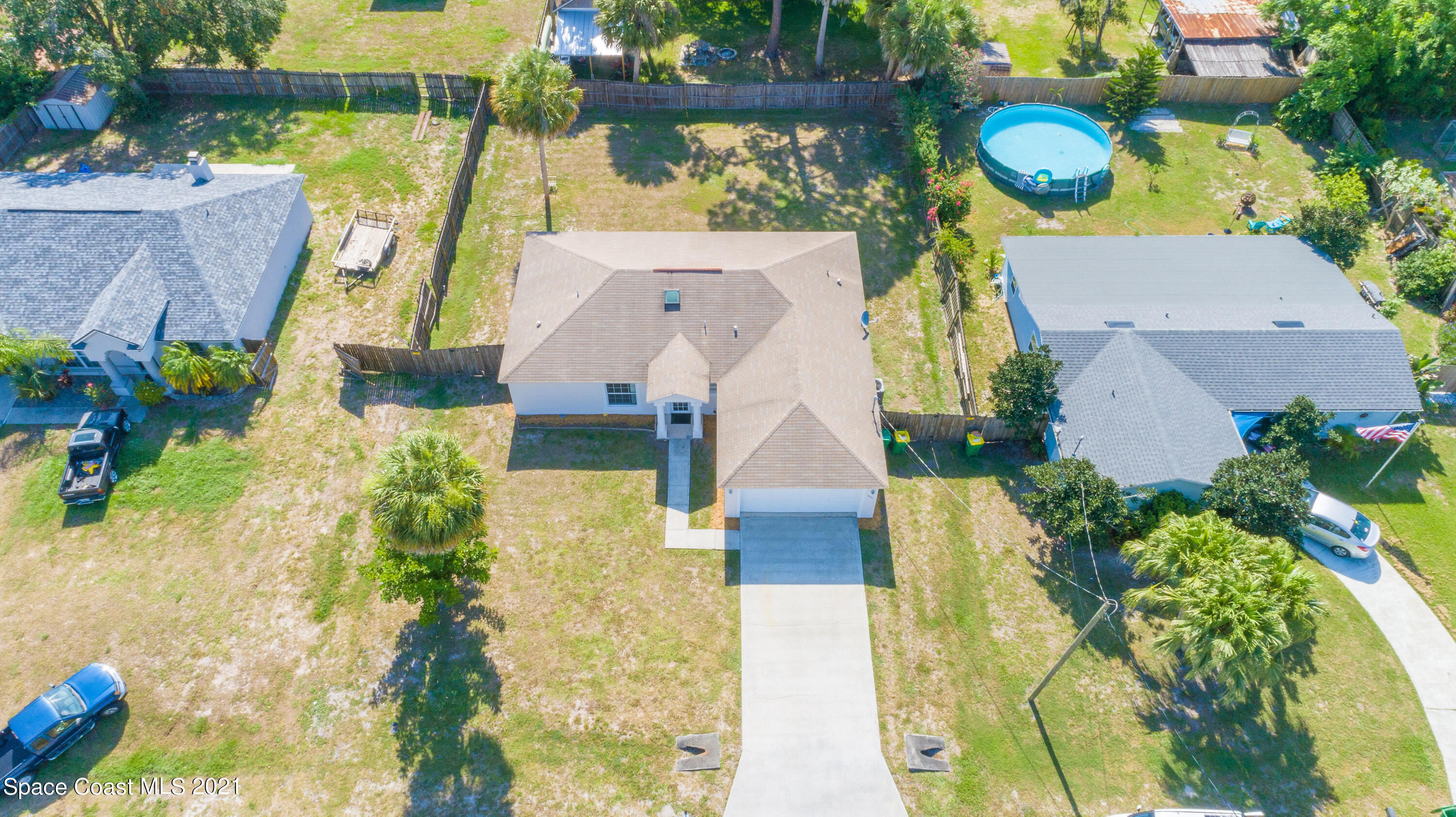 6941 Boston Road Cocoa, FL 32927 - Photo 6 of 22 Drone Shot 2
