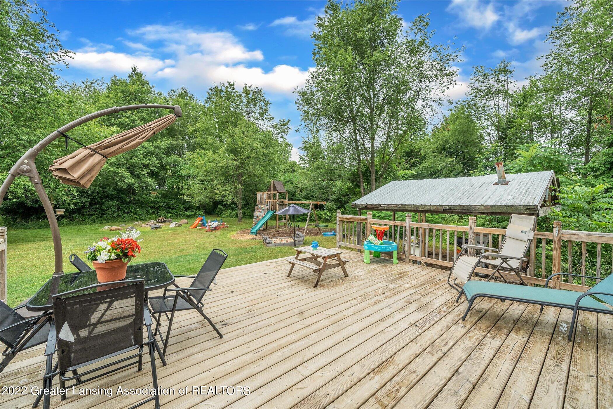 4182 Wright Road Leslie, MI 49251 - Photo 30 of 47 Deck