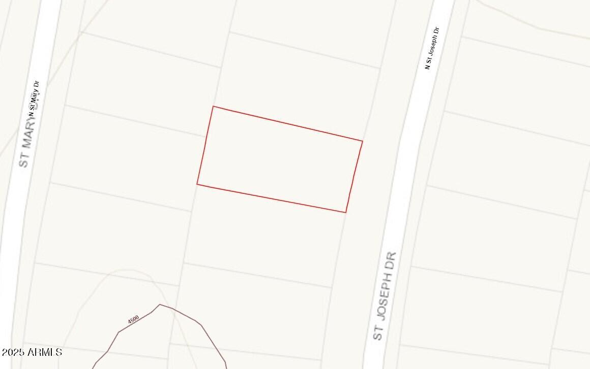 25682 St Joseph Road, Unit 480 Paulden, AZ 86334 - Photo 28 of 30 No 100ft Contours_Elevation 4500
