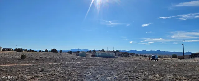 a view of a dry yard
