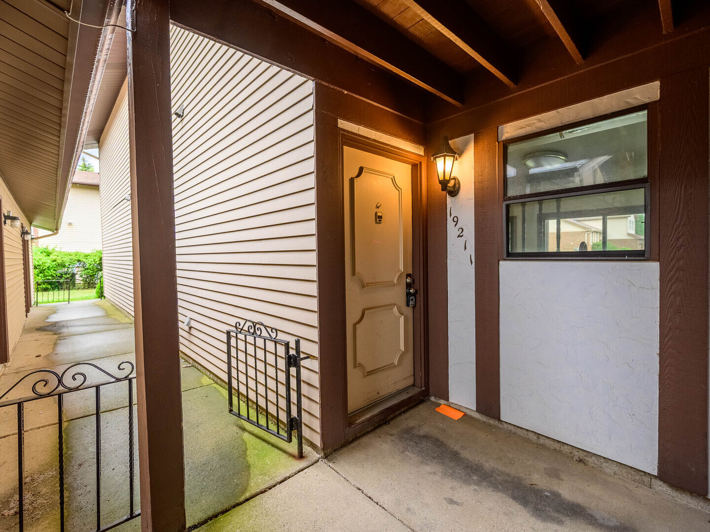 19211 Elm Drive, Unit 145 Country Club Hills, IL 60478 - Photo 3 of 16 a view of a porch with a door and balcony