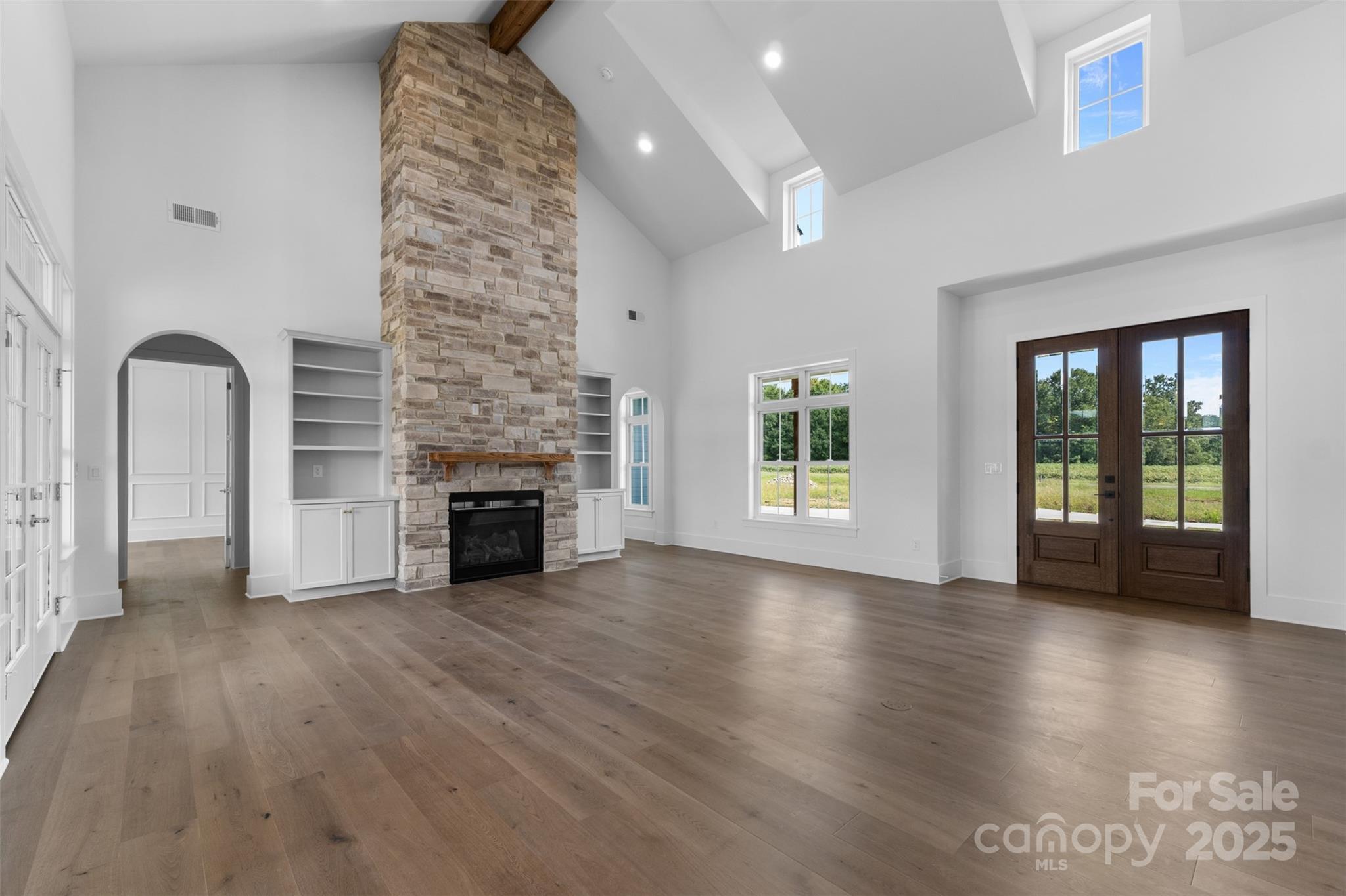 2296 Bridgewater Road, Unit 2 Rock Hill, SC 29730 - Photo 3 of 31 wooden floor fireplace and natural light in room