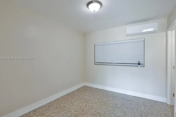 a view of a window in a room