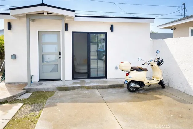 a car parked in front of house