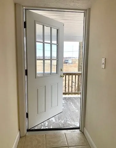 a view of an entryway