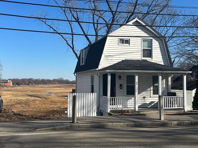 a view of a house with a balcony