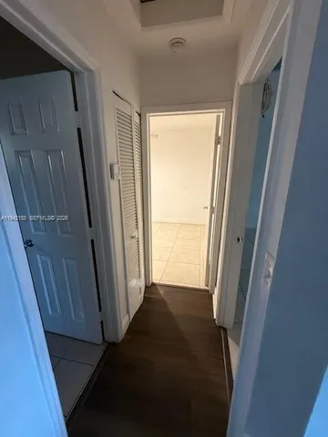 a view of front door