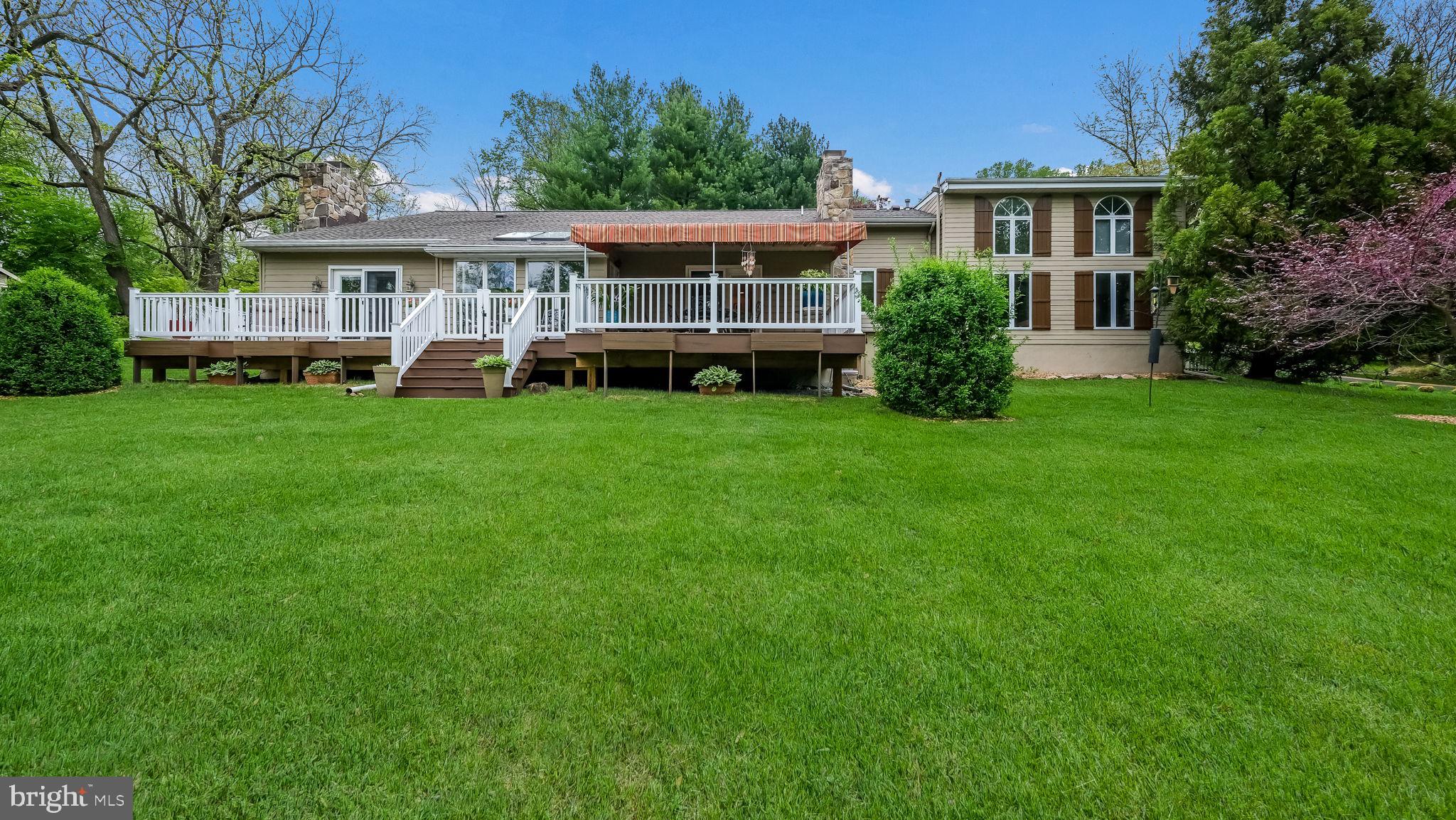 235 Painter Road Media, PA 19063 - Photo 49 of 59 View from rear showing deck