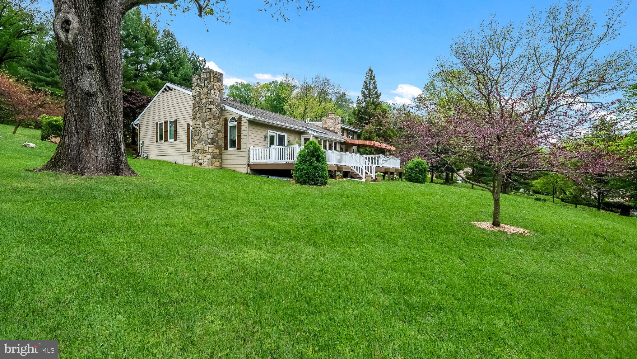 235 Painter Road Media, PA 19063 - Photo 50 of 59 Side view of house and deck