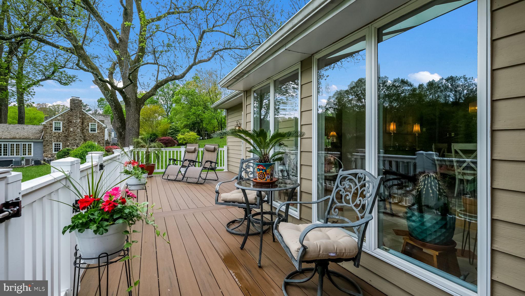 235 Painter Road Media, PA 19063 - Photo 54 of 59 Deck off sun room