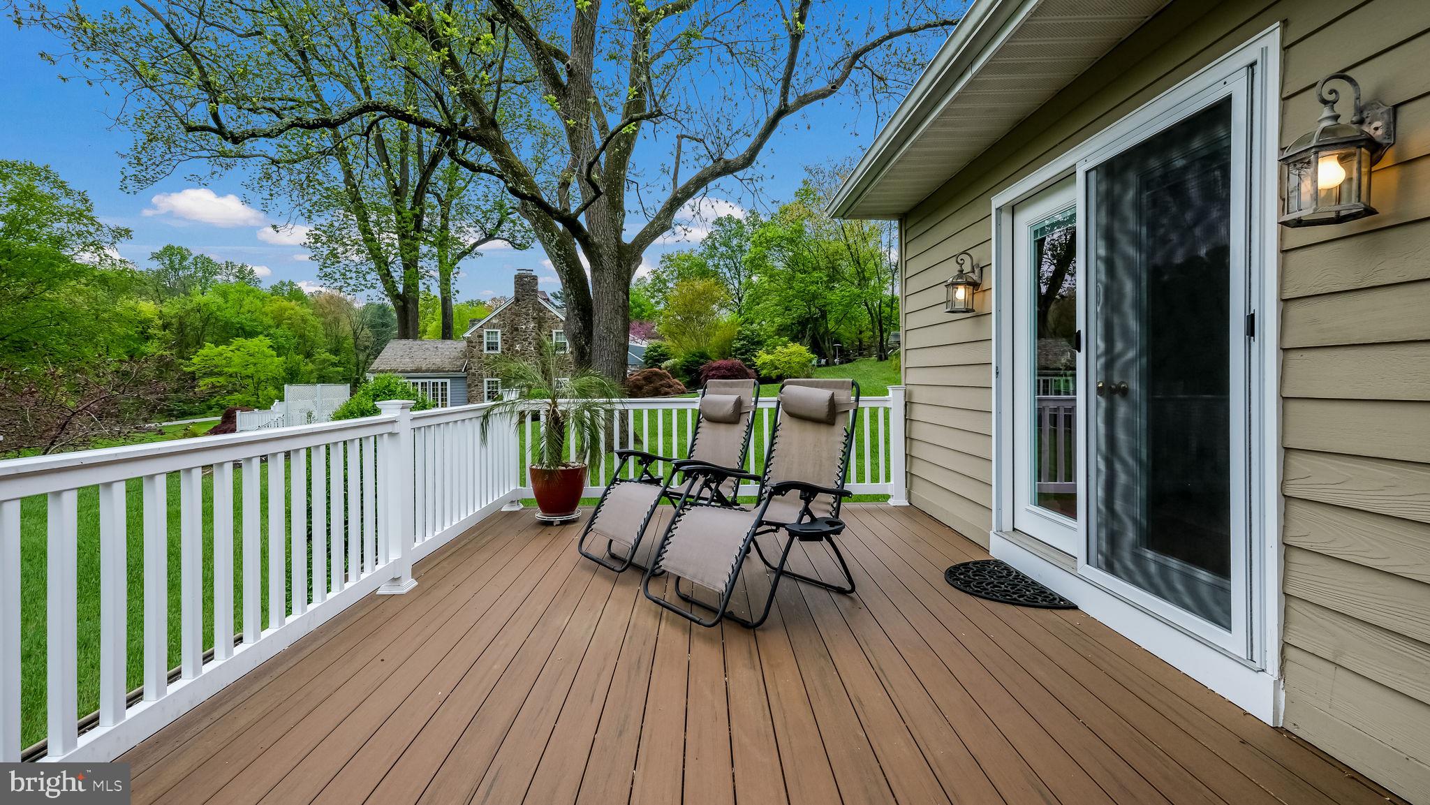 235 Painter Road Media, PA 19063 - Photo 55 of 59 Deck with entrance to living room
