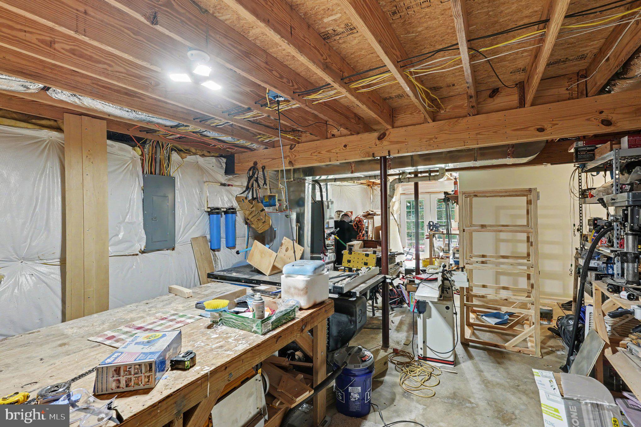 21182 Mt Road Rappahannock Academy, VA 22538 - Photo 22 of 29 Basement workshop
