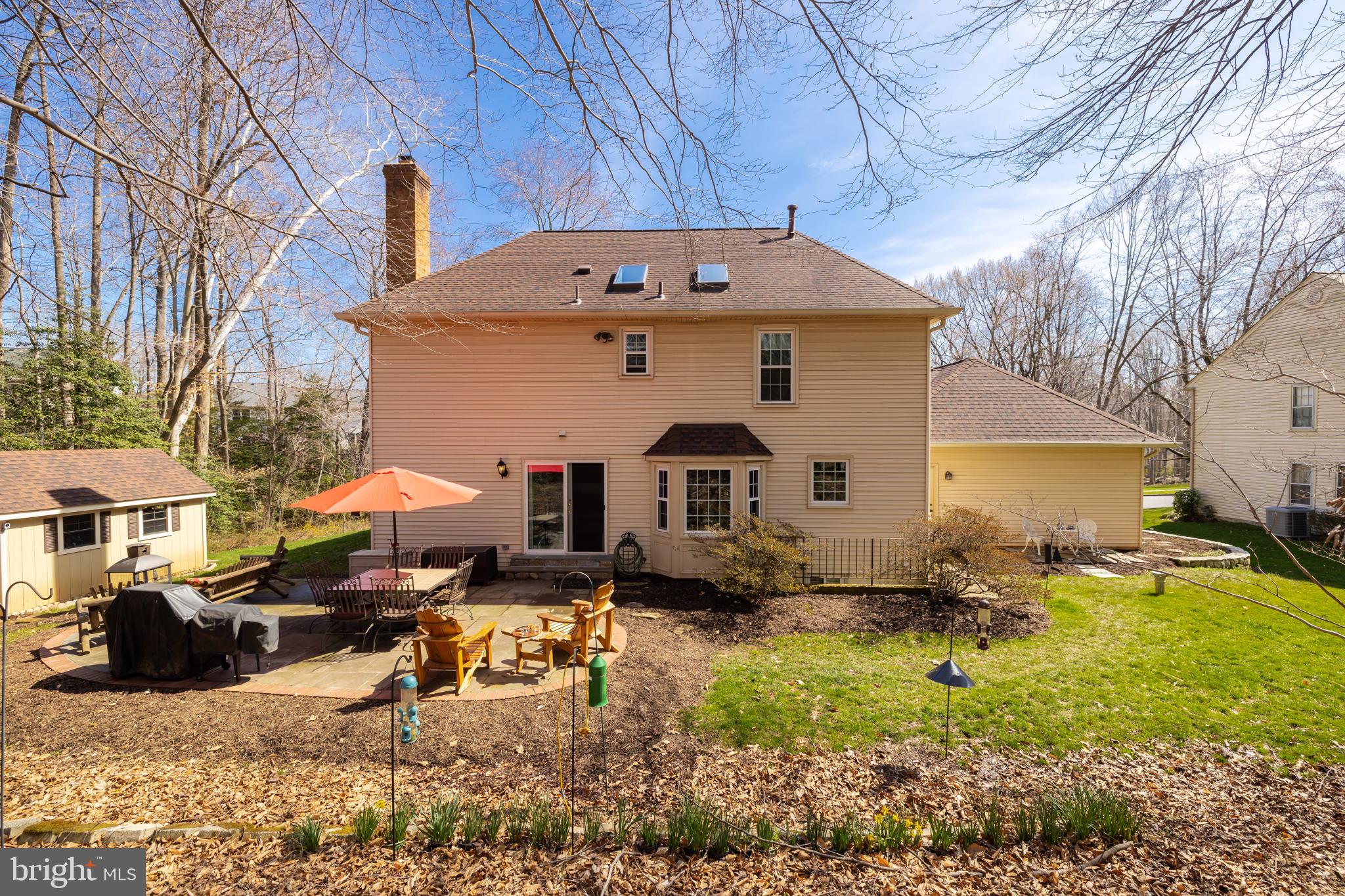7736 Huntsman Boulevard Springfield, VA 22153 - Photo 55 of 70 Patio overlooks parkland
