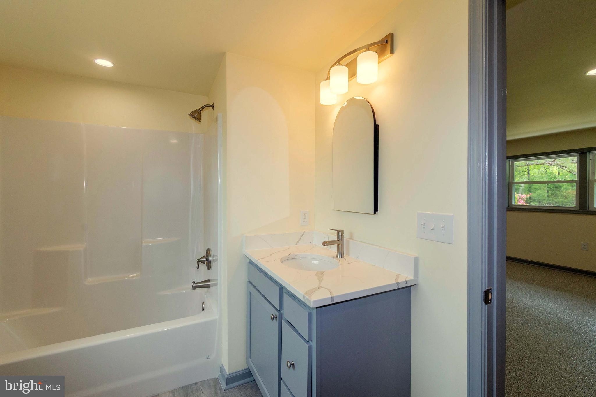 20738 Monrovia Road Orange, VA 22960 - Photo 16 of 50 a bathroom with a sink and a mirror