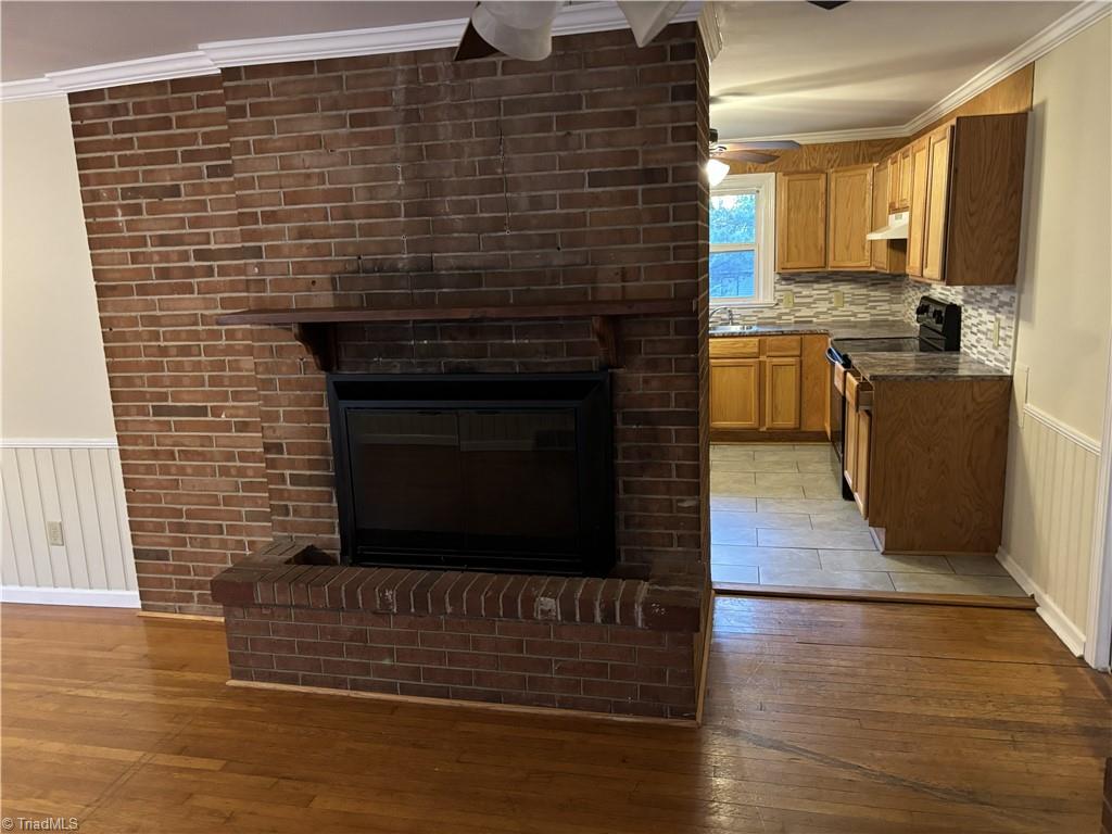 3972 Transou Road Pfafftown, NC 27040 - Photo 4 of 11 Living rm fireplace