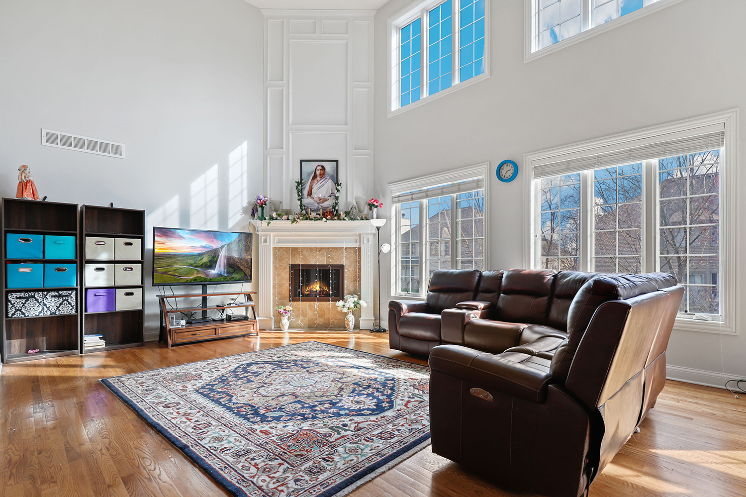 2524 Spartina Road Naperville, IL 60564 - Photo 3 of 41 a living room with furniture and a fireplace