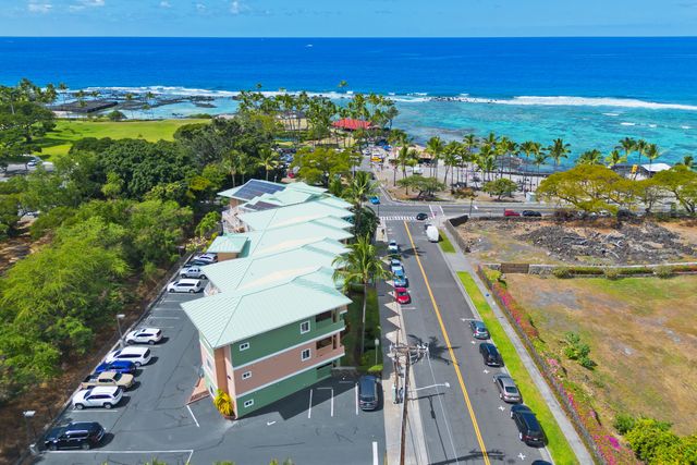 a view of a city with ocean view
