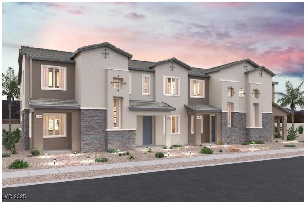 Attached plan 1405 - Tuscan Elevation ~ Rendering