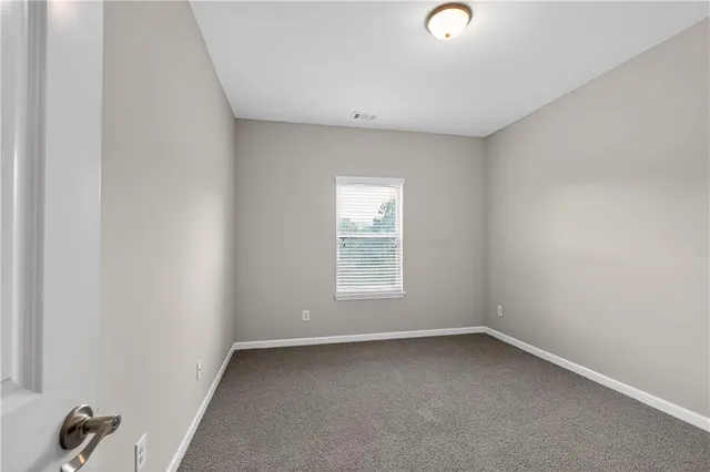 a view of a livingroom with a window