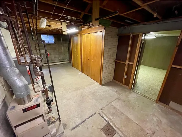 a room with furniture and a window