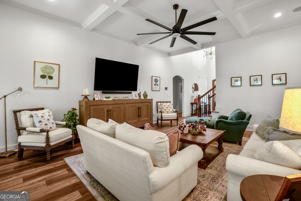 206 Altamaha Way Bonaire, GA 31005 - Photo 12 of 51 a living room with furniture and a flat screen tv