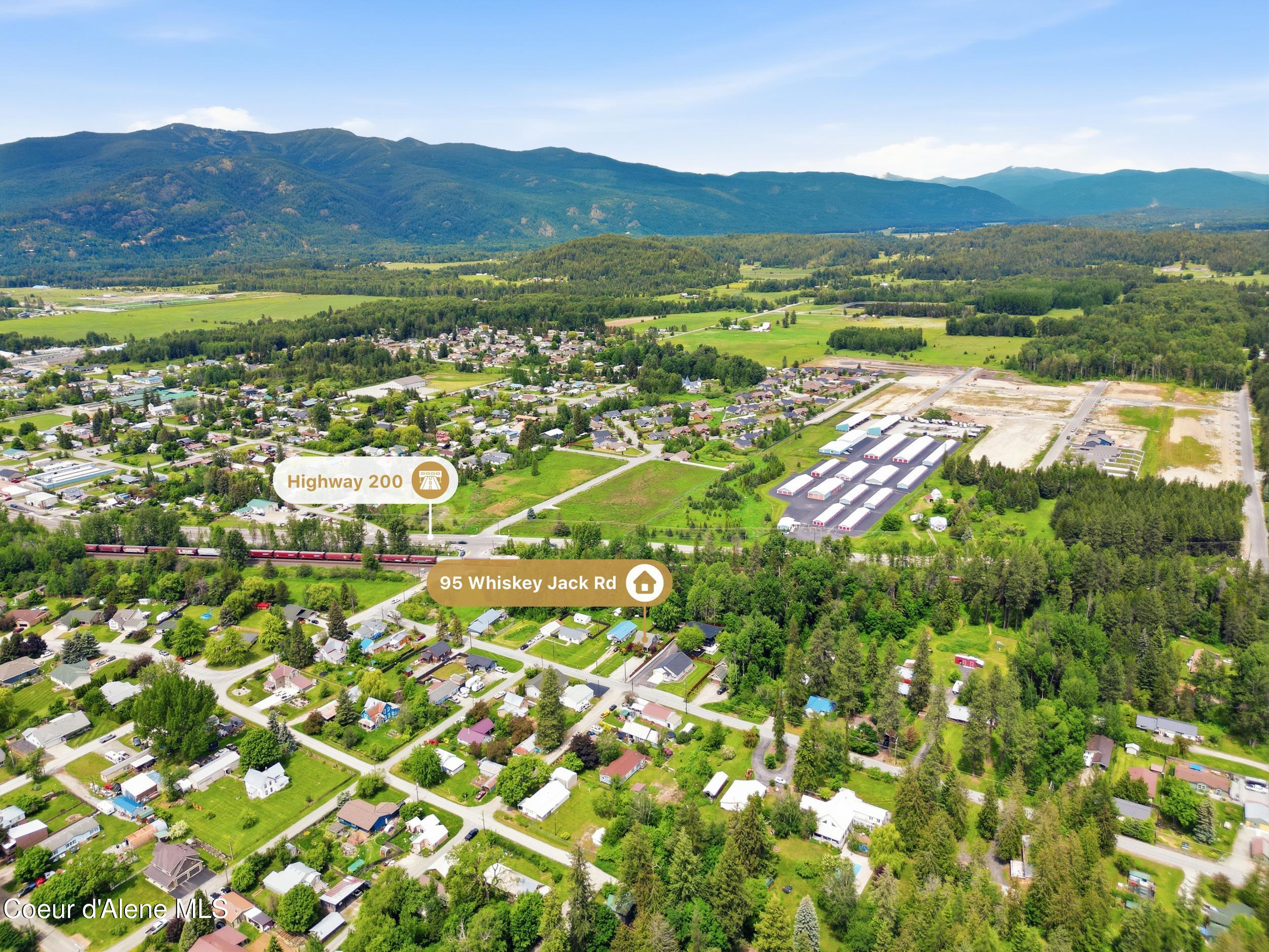 95 Whiskey Jack Road Sandpoint, ID 83864 - Photo 29 of 29 aerial 2