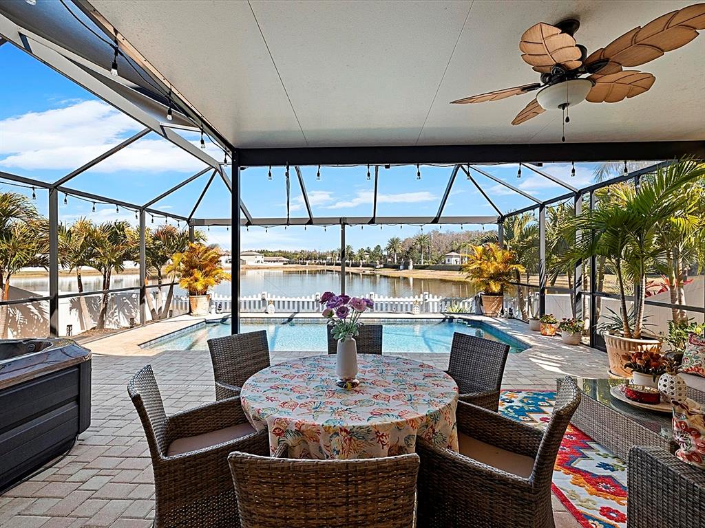 1716 Hadden Hall Place Trinity, FL 34655 - Photo 41 of 75 a view of a dining room with furniture window and outside view
