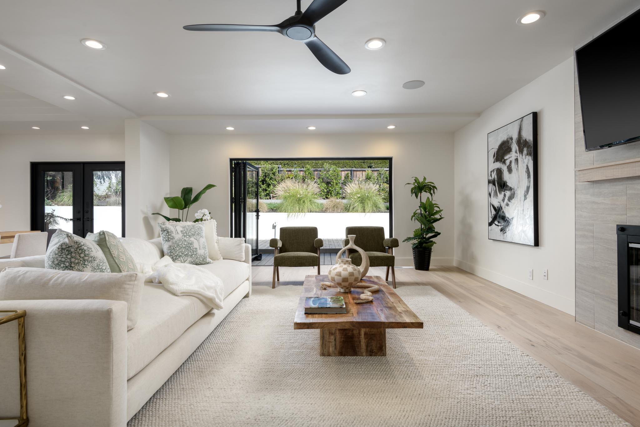 3816 Sunset Road Santa Barbara, CA 93110 - Photo 15 of 38 a living room with furniture and a flat screen tv
