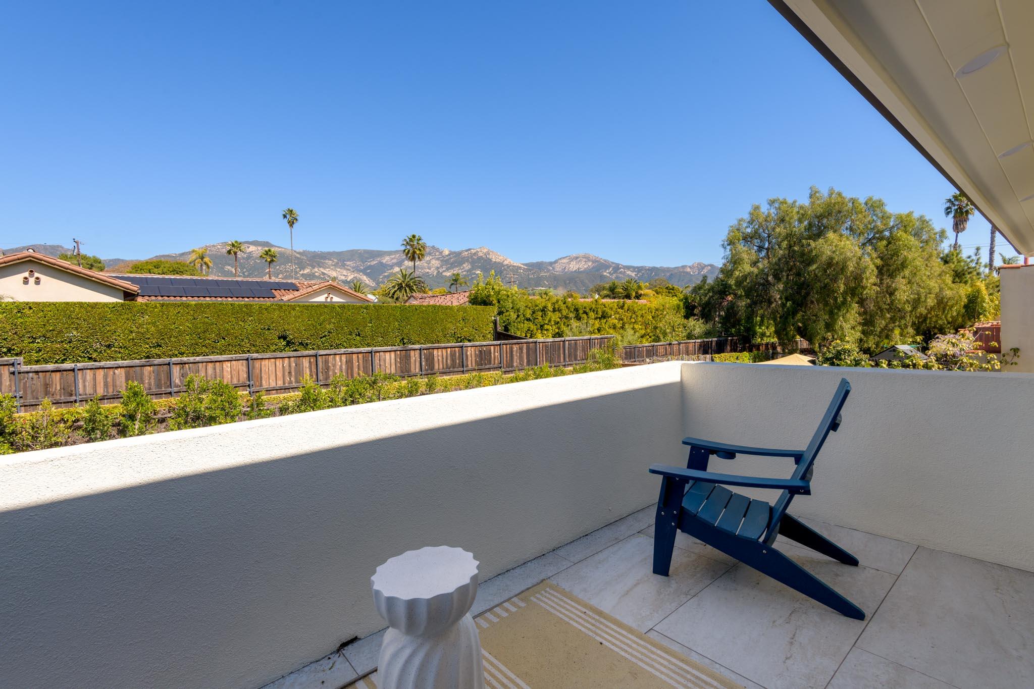 3816 Sunset Road Santa Barbara, CA 93110 - Photo 34 of 38 a view of a bench in balcony