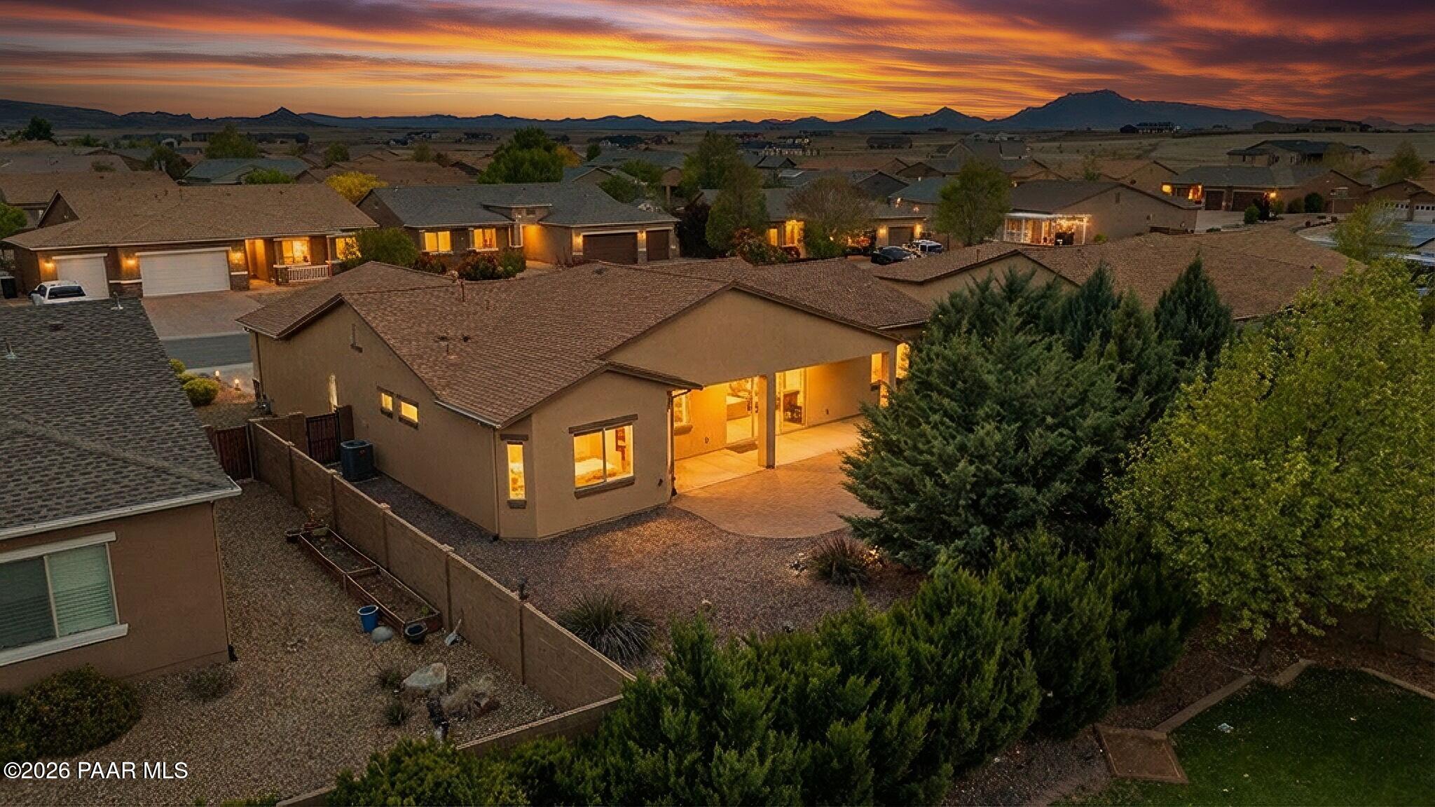 7106 East Prairie Ridge Road Prescott Valley, AZ 86315 - Photo 31 of 32 Aerial Back