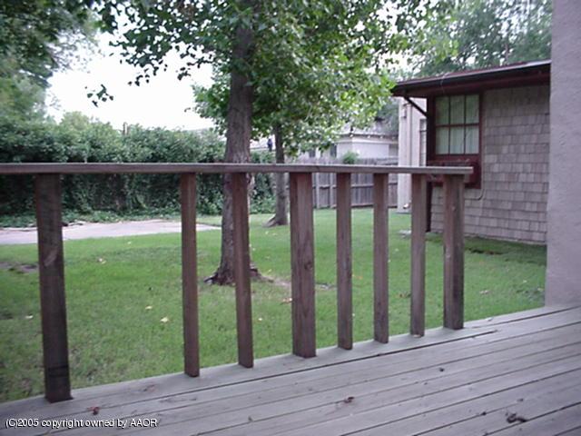 1225 South Rusk Street Amarillo, TX 79102 - Photo 8 of 15 back yard and deck